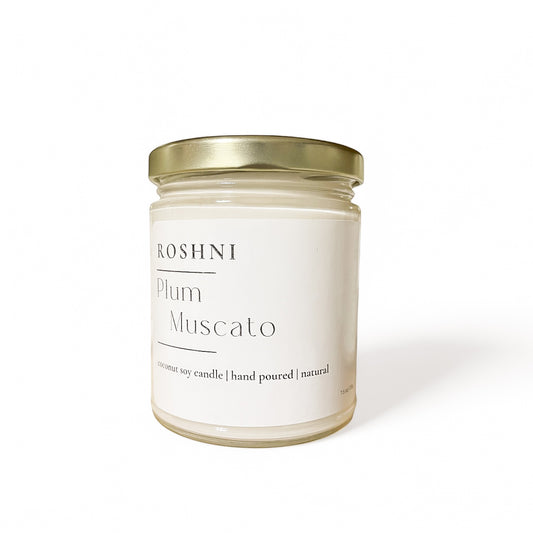 Sale - Plum Moscato Candle 7.5oz Jar