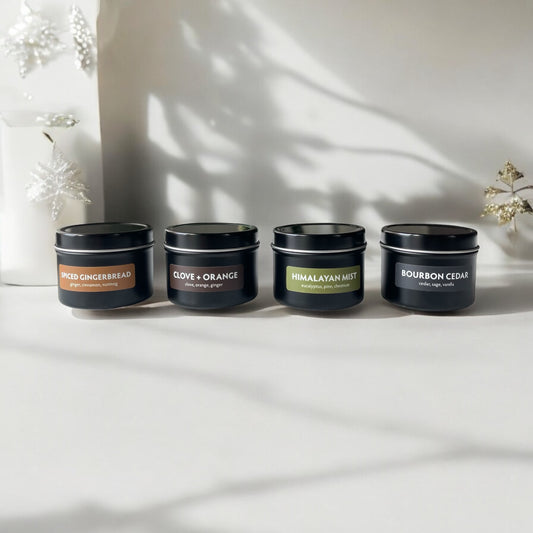 Holiday Mini Candles | 1.7oz Stocking Stuffers