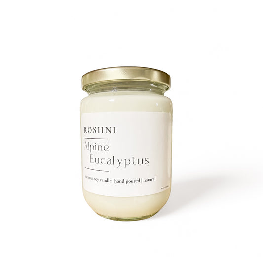 Sale -Alpine Eucalyptus Candle 10.5 oz Jar